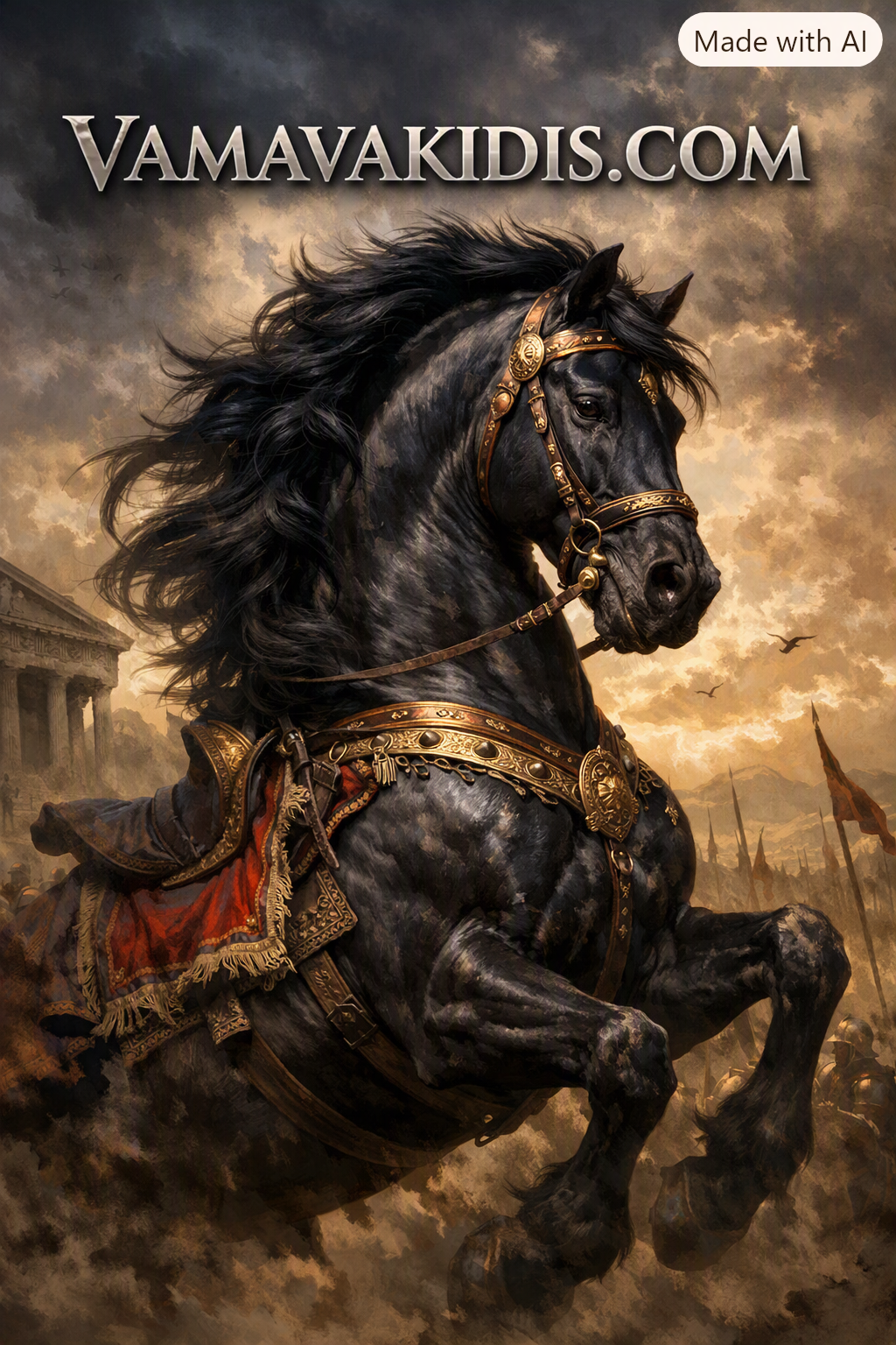 Majestic Black Horse